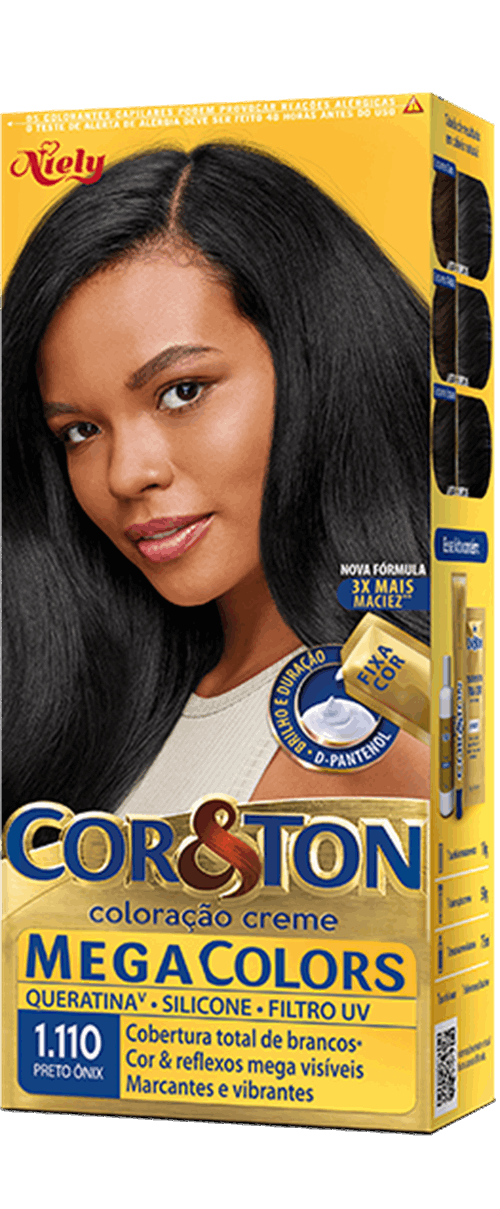 Cor&Ton Preto Onix 1.110