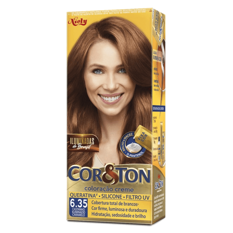 Cor&Ton Castanho Iluminado Caramelo 6.35