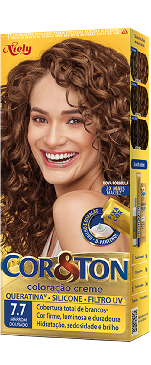 Cor&Ton Marrom Dourado 7.7