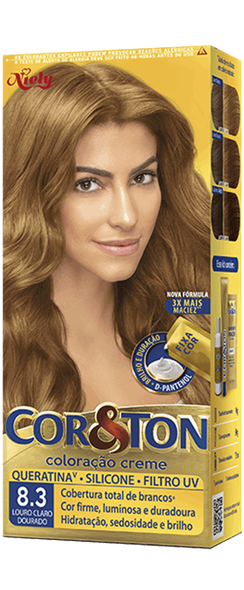 Cor&Ton Louro Claro Dourado 8.3