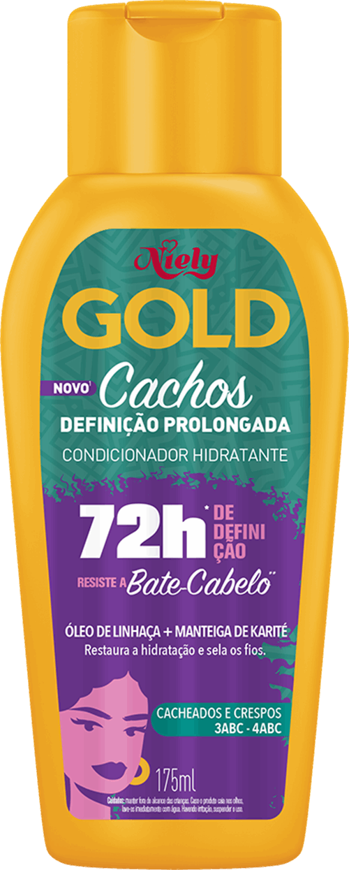 Condicionador Niely Gold Cachos Definição Prolongada