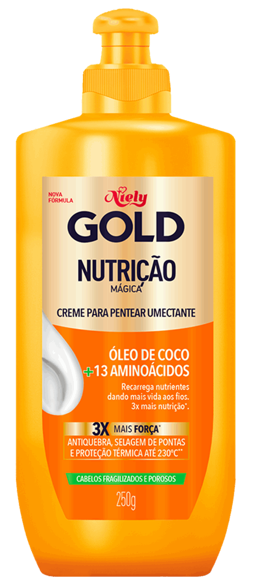 Creme Para Pentear Niely Gold Nutrição Mágica 250ml