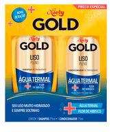 Kit Especial (Shampoo + Condicionador) Niely Gold Liso Pleno