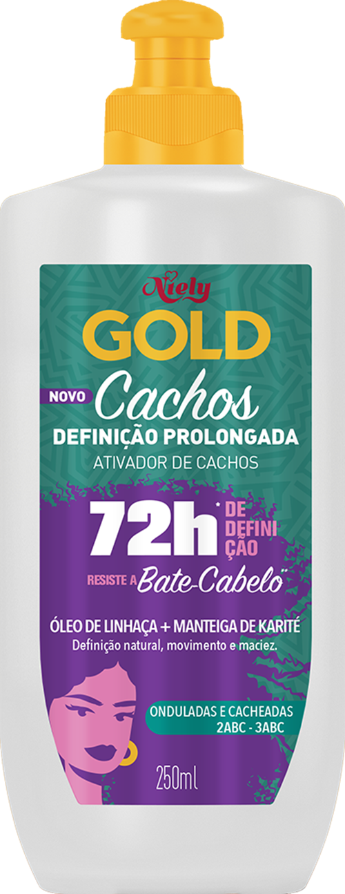 Ativador Cachos Niely Gold Definição Prolongada