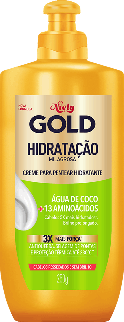 Creme Para Pentear Niely Gold Hidratação Milagrosa