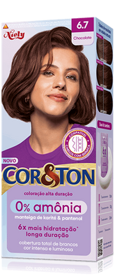 Cor&Ton Chocolate 6.7 0% Amônia