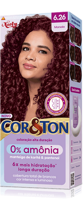 Cor&Ton Marsala 6.26 0% Amônia