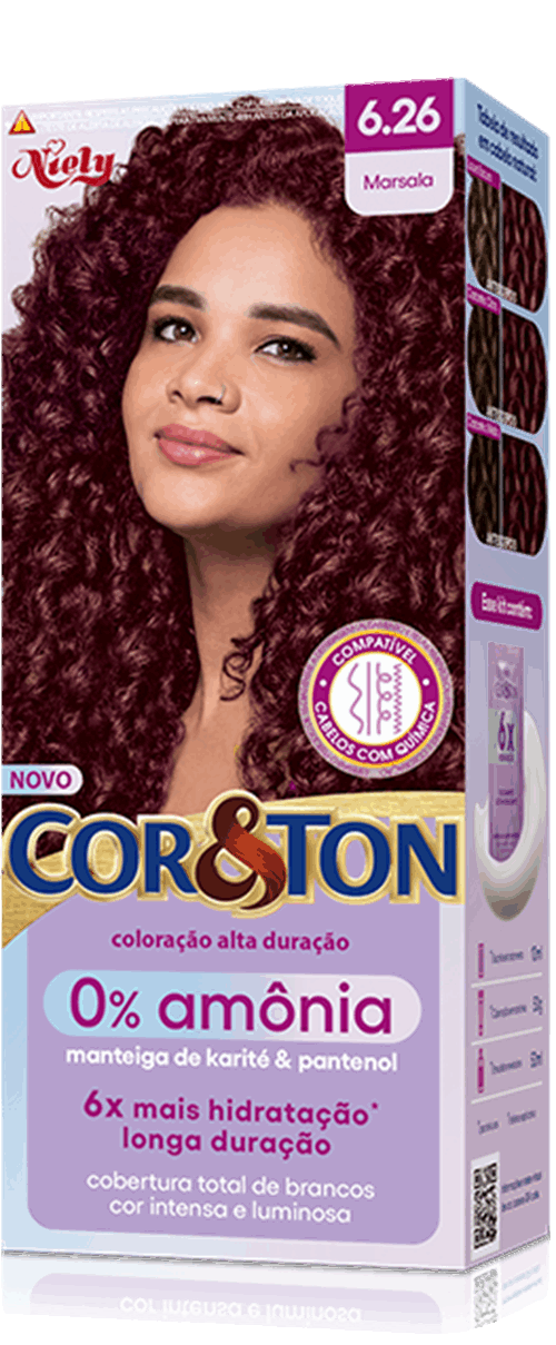 Cor&Ton Marsala 6.26 0% Amônia