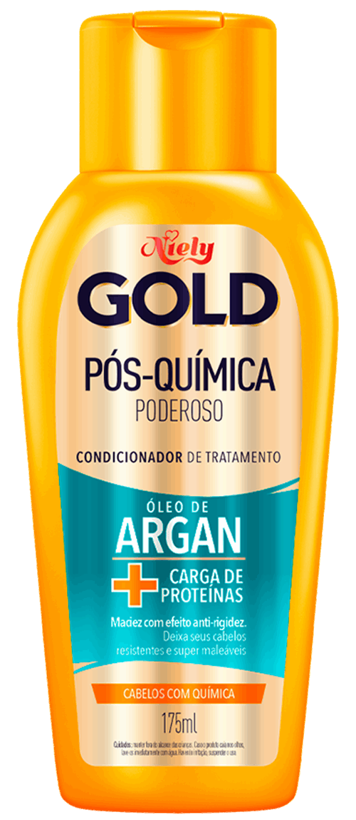Condicionador Niely Gold Pós-Química Poderoso 175ml