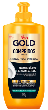 Creme Para Pentear Niely Gold Compridos+Fortes 250ml