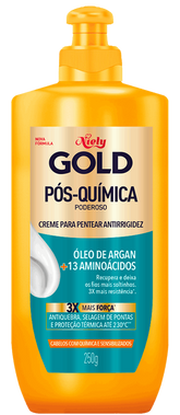 Creme Para Pentear Niely Gold Pós-Química Poderoso 250ml