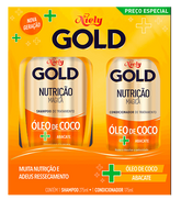 Kit Especial (Shampoo + Condicionador) Niely Gold Nutrição Mágica