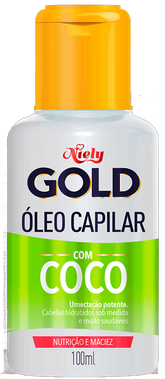 Óleo Capilar com Coco Niely Gold Hidratação Milagrosa 100ml