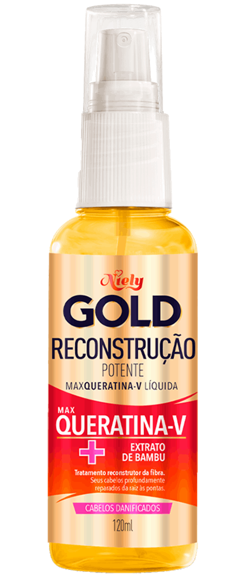 Queratina Líquida Niely Gold Reconstrução Potente