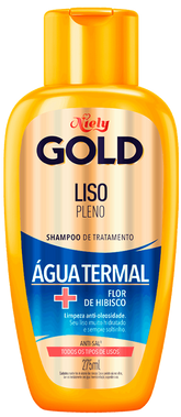 Shampoo Niely Gold Liso Pleno 275ml