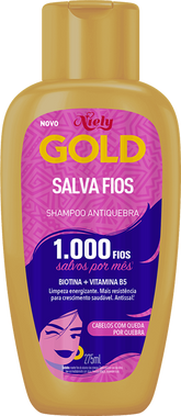 Shampoo Antiquebra Niely Gold Salva Fios 275ml