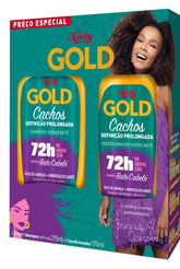 Kit Especial (Shampoo + Condicionador) Niely Gold Cachos Definição Prolongada