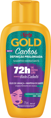 Shampoo Niely Gold Cachos Definição Prolongada